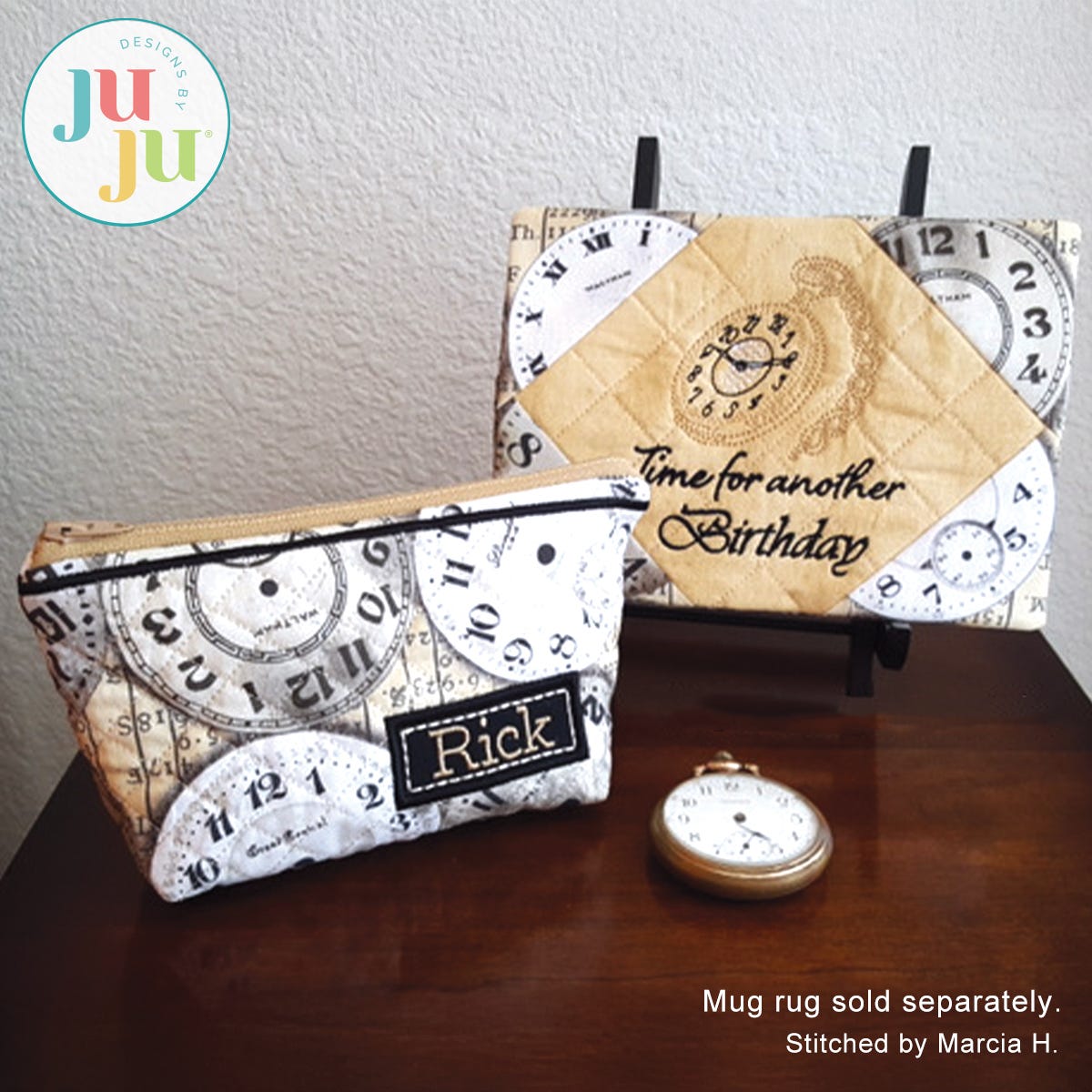 In The Hoop Top Zippered Bags Combo Project by Oma's Place