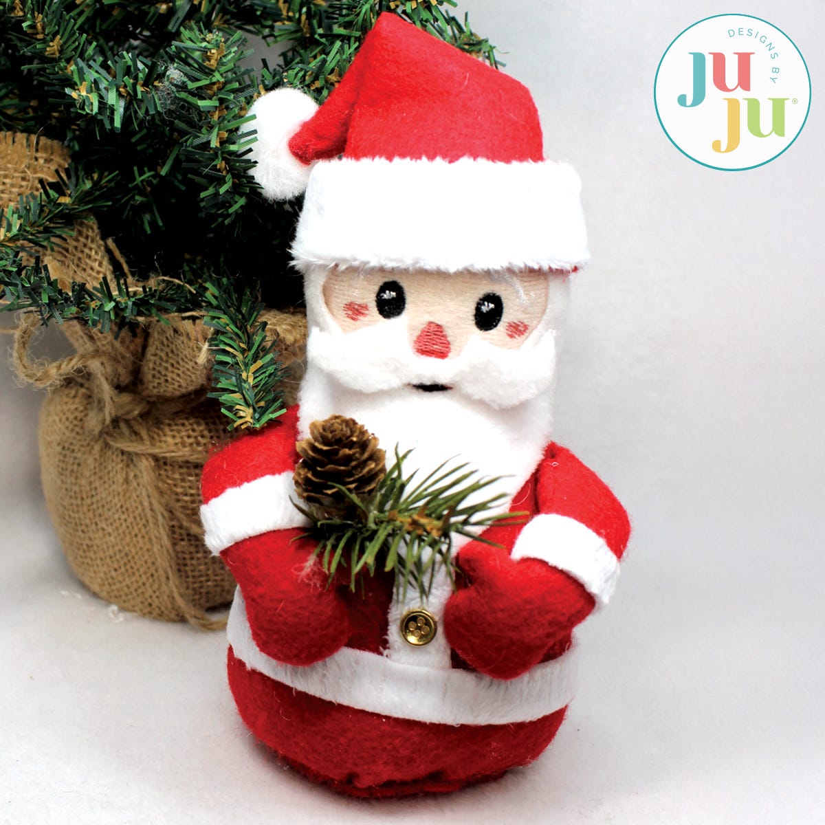 In The Hoop 3D Santa Project by Oma's Place | Machine Embroidery Designs by JuJu