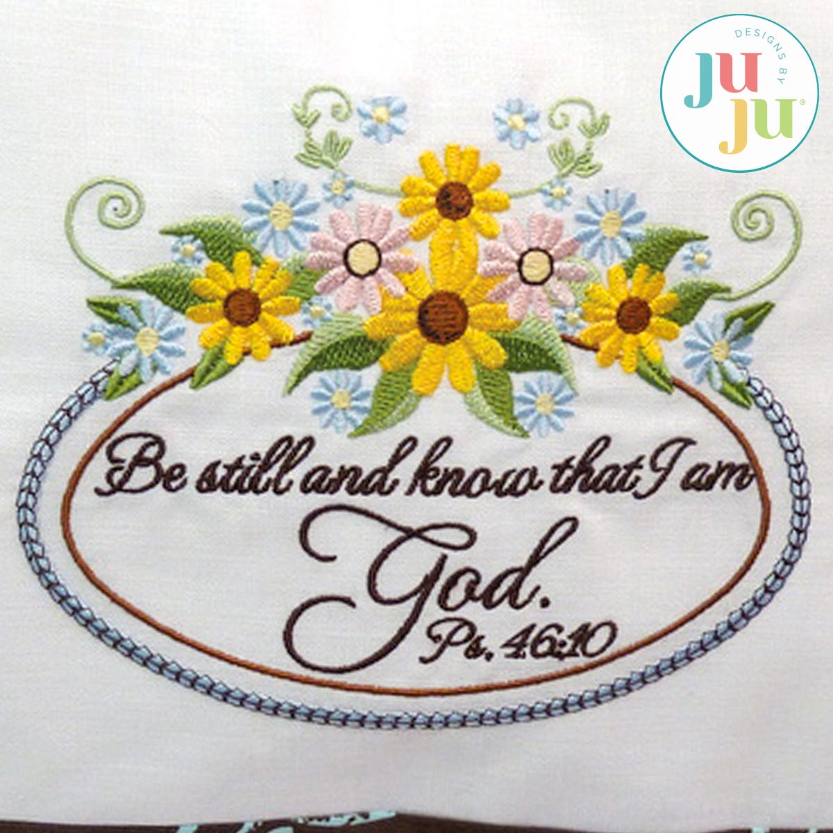 Be Still and Know by Oma's Place | Machine Embroidery Designs by JuJu