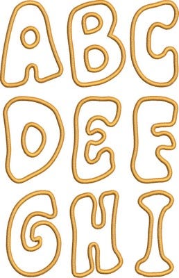 Aidan Applique Font