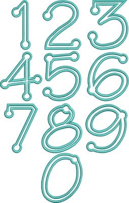 Lots Of Dots Applique Font