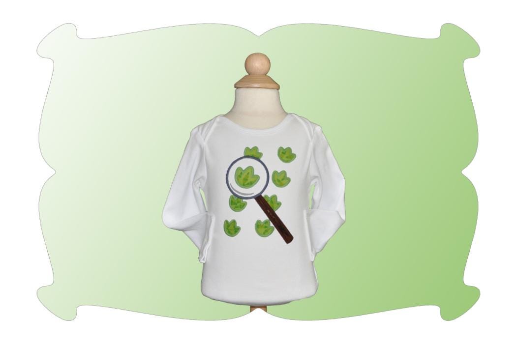 Dinosaur Tracker Applique | Machine Embroidery Designs by JuJu