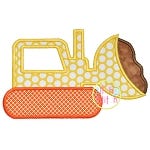 Dirt Dozer (or Snow Dozer) Applique | Machine Embroidery Designs by JuJu