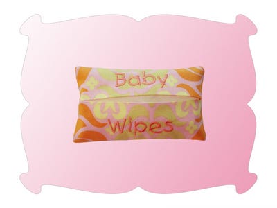 Just Like Mommy Doll Baby Wipes Case | Machine Embroidery Designs by JuJu