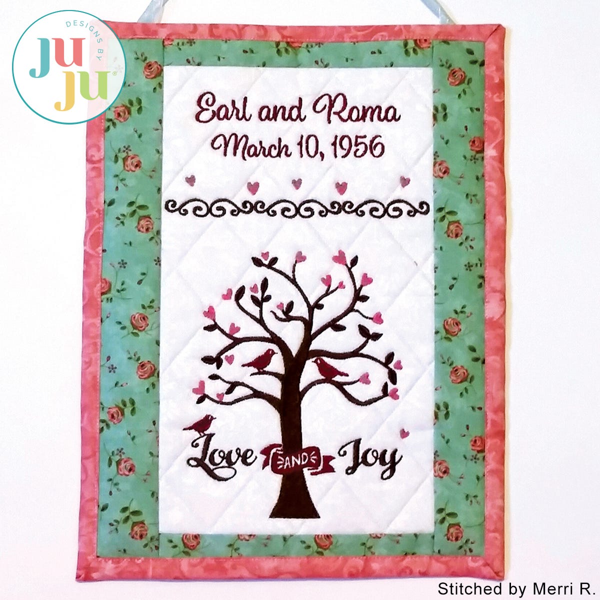 In The Hoop Family Tree Quilt Project by Oma's Place | Machine Embroidery Designs by JuJu