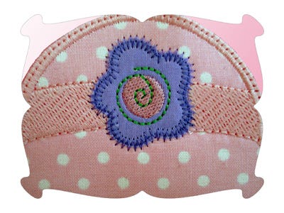 Easter Bonnet Chic Applique