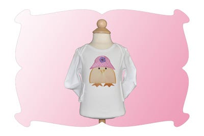Easter Bonnet Chic Applique