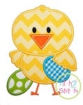 Easter Chick Boy Applique | Machine Embroidery Designs by JuJu