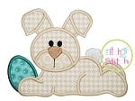 Easter Bunny Egg Applique | Machine Embroidery Designs by JuJu