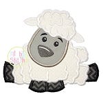 Easter Lamb Boy Applique | Machine Embroidery Designs by JuJu