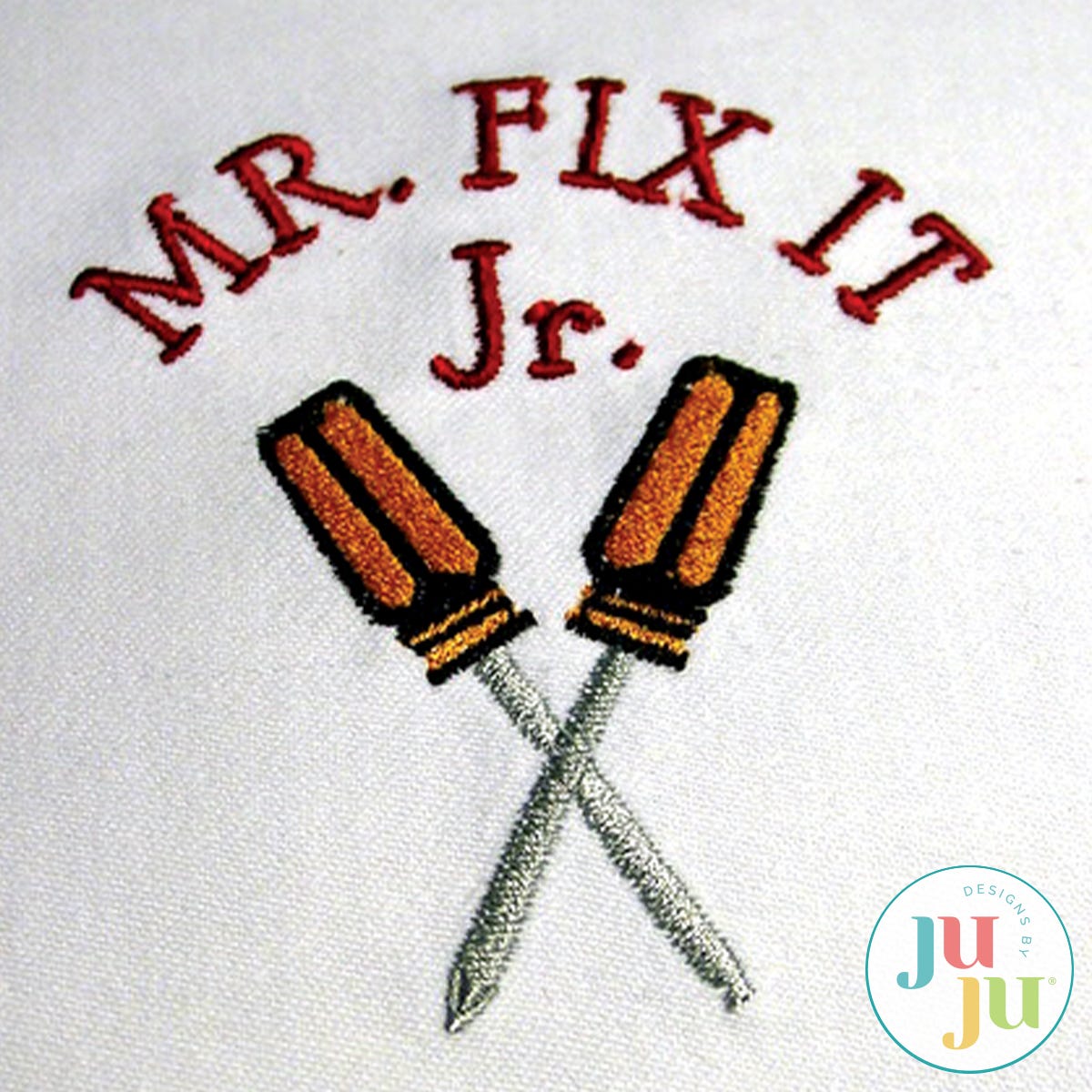 Mr. Fix It Embroidery Set by Oma's Place | Machine Embroidery Designs by JuJu