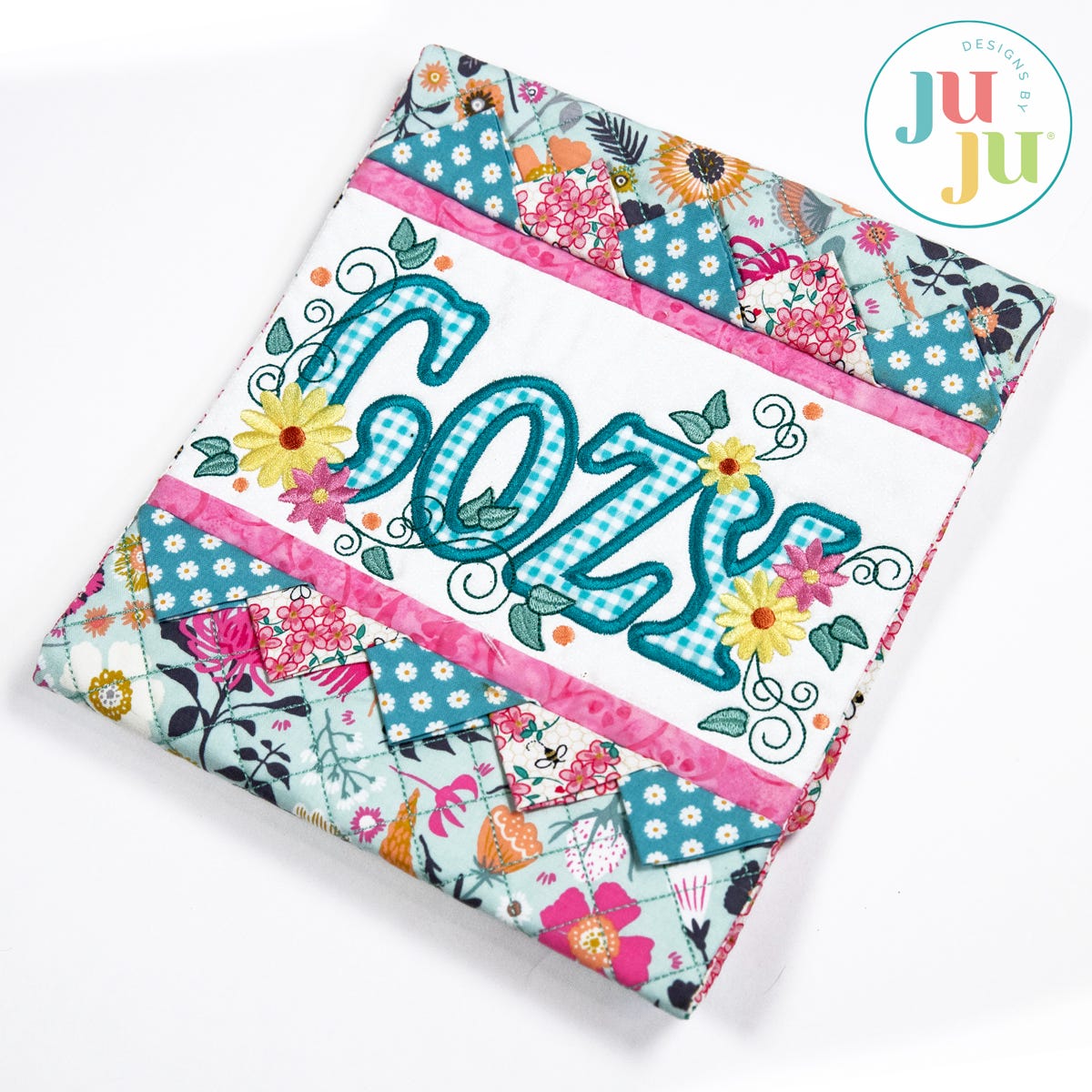                                 
                            In The Hoop Cozy Pillow Wrap Project | Machine Embroidery Designs by JuJu
             