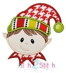 Elf Face Applique | Machine Embroidery Designs by JuJu