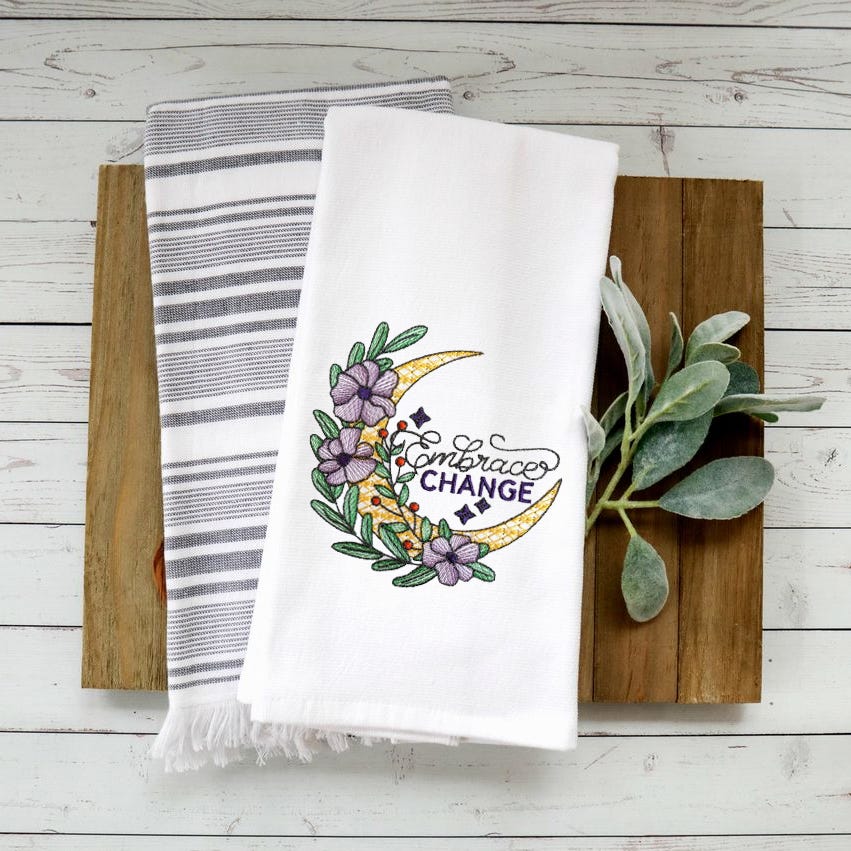 Embrace Change | Machine Embroidery Designs by JuJu