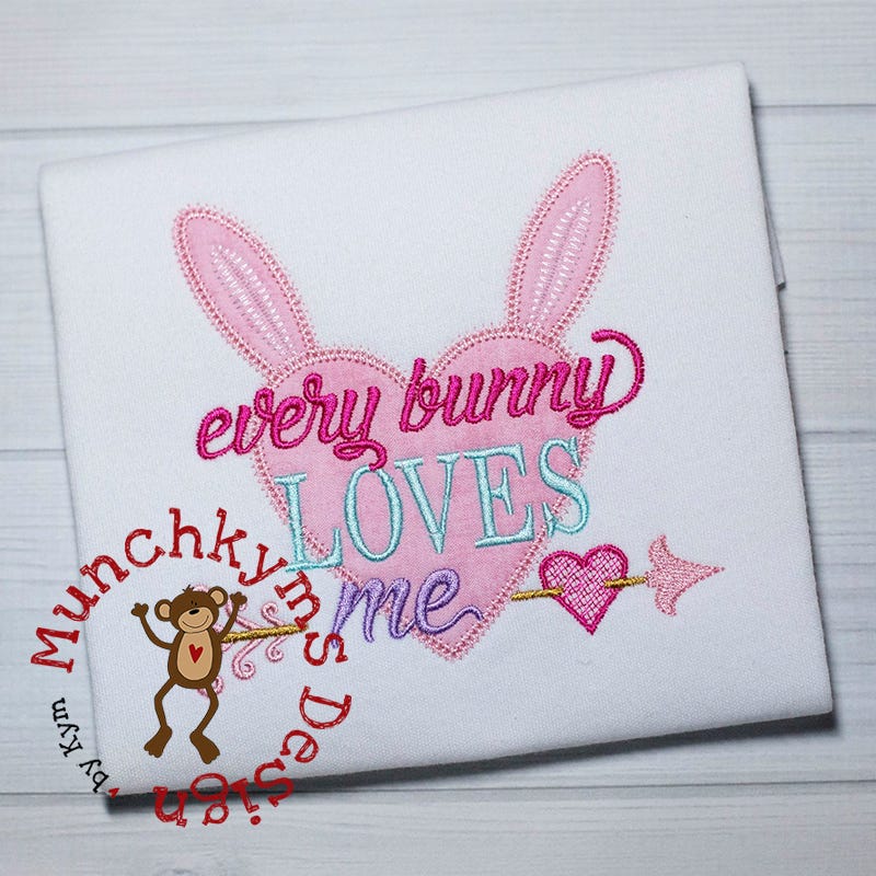 Every Bunny Loves Me | Machine Embroidery Designs by JuJu