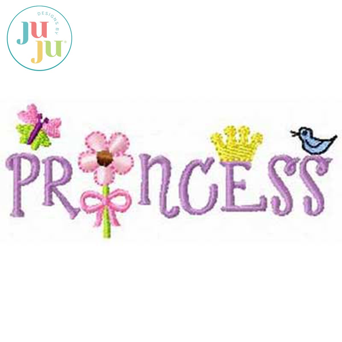 In The Hoop Princess Pillow Project by Oma's Place | Machine Embroidery Designs by JuJu