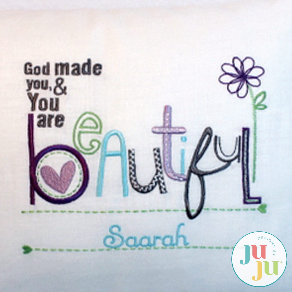 Beautiful Embroidery Design by Oma's Place | Machine Embroidery Designs by JuJu
