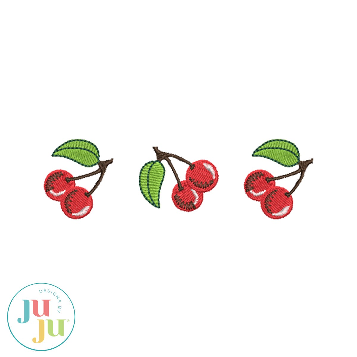 FREE Cherry Border by Oma's Place | Machine Embroidery Designs by JuJu