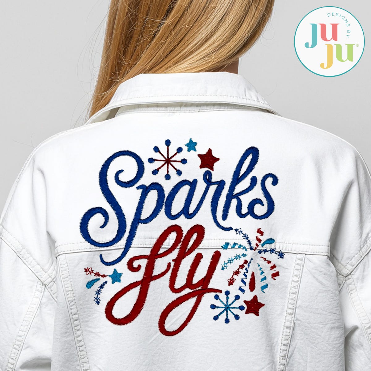 Patriotic Word Art Embroidery Set 6 | Machine Embroidery Designs by JuJu