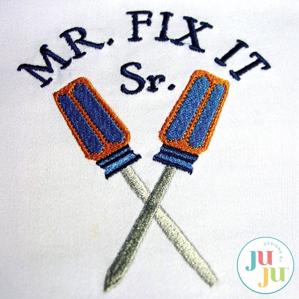 Mr. Fix It Embroidery Set by Oma's Place | Machine Embroidery Designs by JuJu
