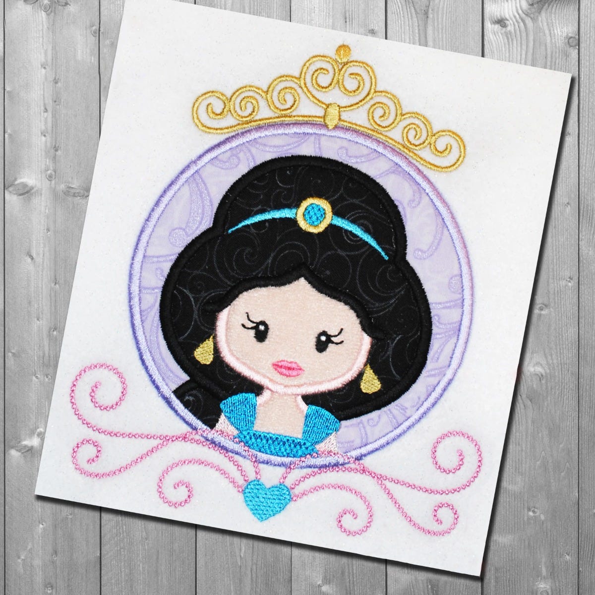 Princess Embroidery Designs Bundle