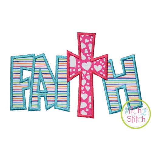FAITH Applique | Machine Embroidery Designs by JuJu