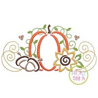 Fall Flourish Embroidery | Machine Embroidery Designs by JuJu