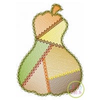 Fancy Patchwork Gourd Sketch Embroidery | Machine Embroidery Designs by JuJu