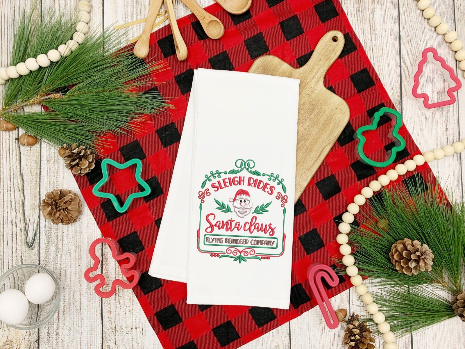 Farm Fresh Christmas 17 | Machine Embroidery Designs by JuJu