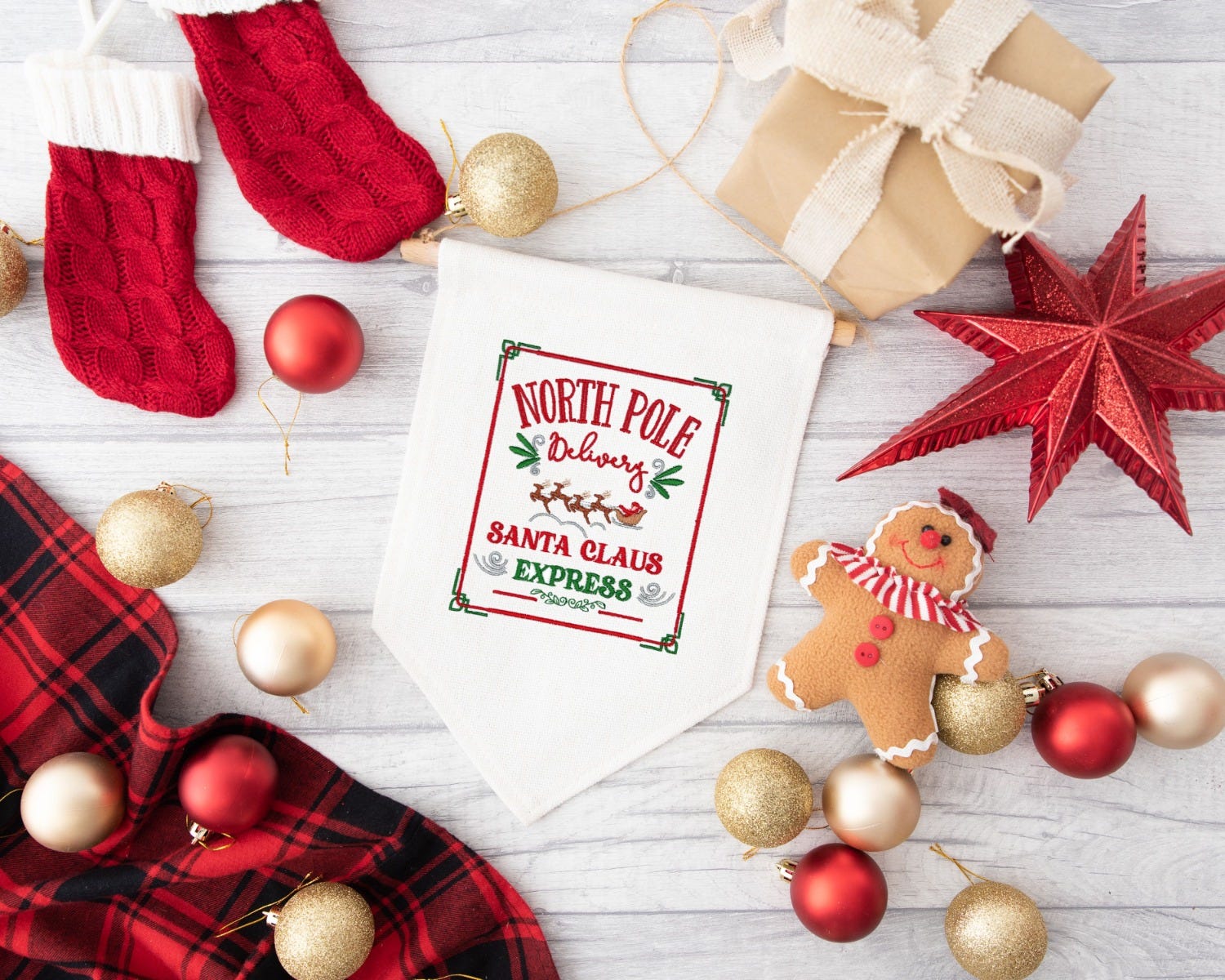 Farm Fresh Christmas 18 | Machine Embroidery Designs by JuJu