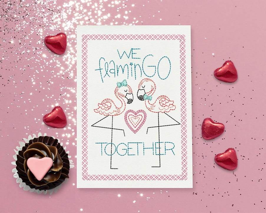 Love Greeting Cards 3 | Machine Embroidery Designs by JuJu