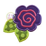 Flower 2 Applique | Machine Embroidery Designs by JuJu