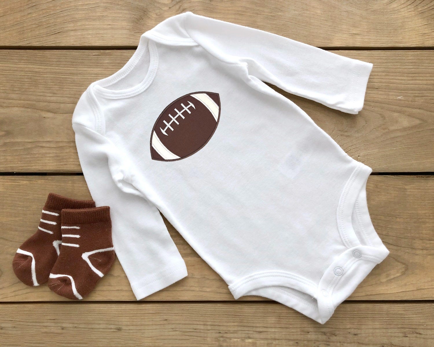 Football Applique | Machine Embroidery Designs by JuJu