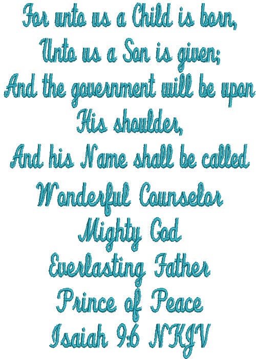 Unto Us A Child Is Born