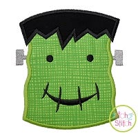Frankenstein Applique | Machine Embroidery Designs by JuJu