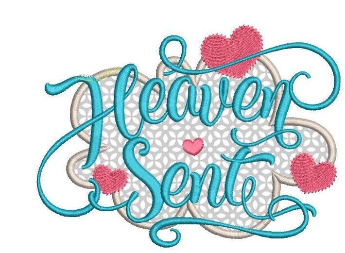 FREE Heaven Sent Embroidery Design