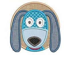 FREE Circle Puppy Applique Embroidery Design | Machine Embroidery Designs by JuJu