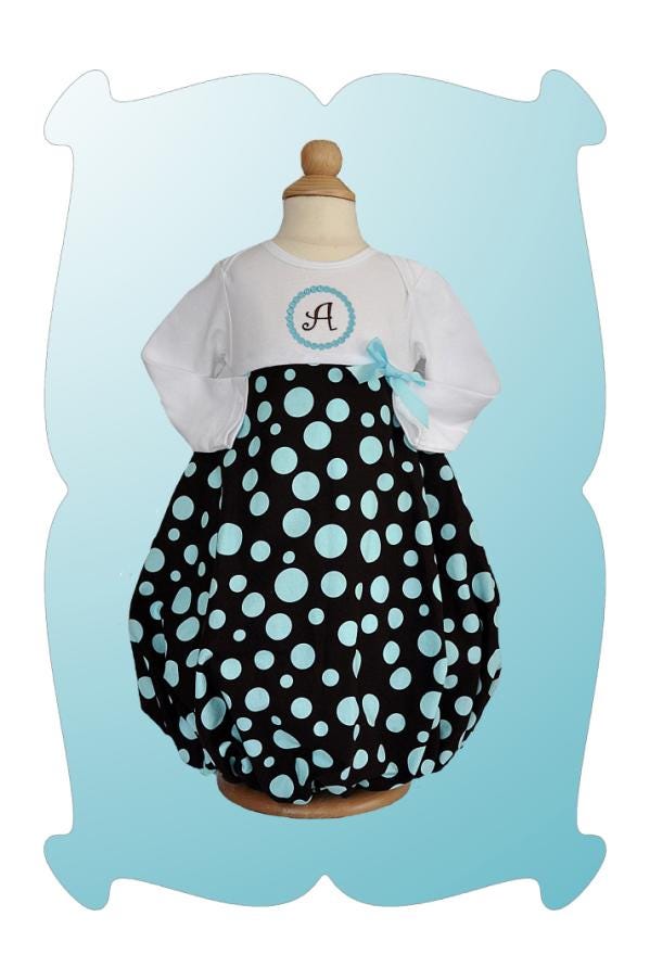 French Dots Monogrammed Font Set | Machine Embroidery Designs by JuJu