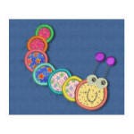 Funky Buggy Applique Machine Embroidery Designs by JuJu 