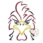 Gamecock Mascot Embroidery | Machine Embroidery Designs by JuJu