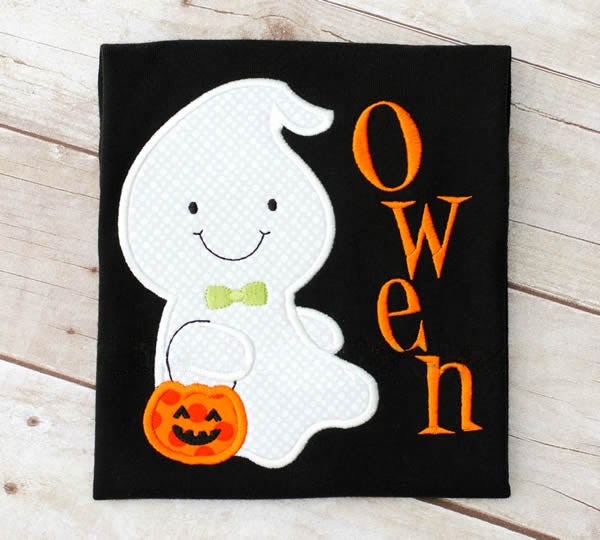 Ghosts Couple Applique Embroidery Designs