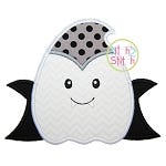 Ghost Dracula Applique | Machine Embroidery Designs by JuJu