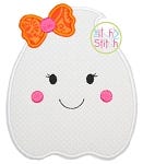 Ghost Girl Applique | Machine Embroidery Designs by JuJu