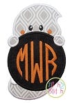 Ghost Peeker Applique | Machine Embroidery Designs by JuJu