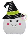 Ghost Witch Applique | Machine Embroidery Designs by JuJu