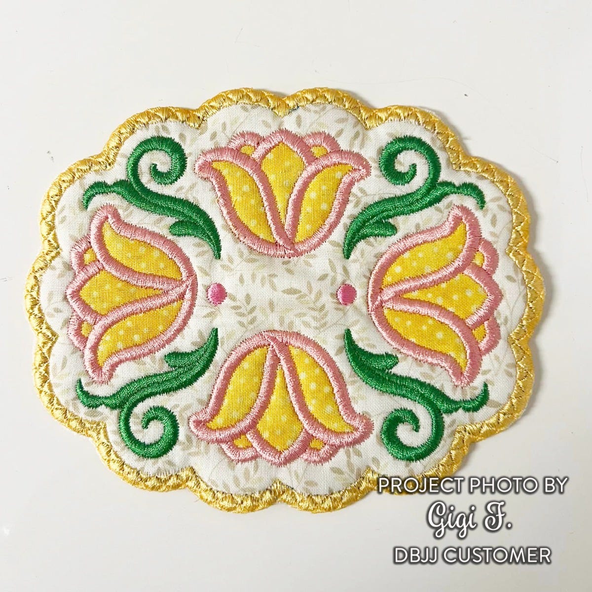 ITH Scalloped Tulip Coaster