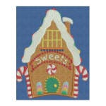 Gingerbread Village Applique Machine Embroidery Designs by JuJu