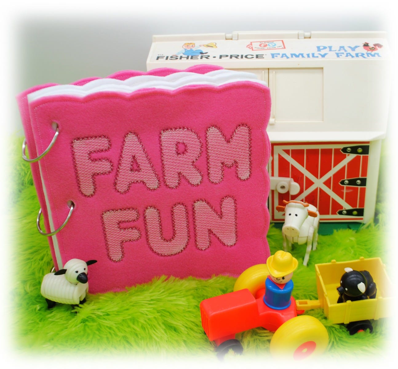 Farm Fun Busy Book Set 2 | Machine Embroidery Designs by JuJu