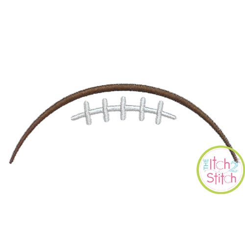 Half Football Embroidery | Machine Embroidery Designs by JuJu