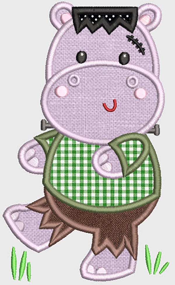 Halloween Costume Critters Applique Machine Embroidery Designs by JuJu 